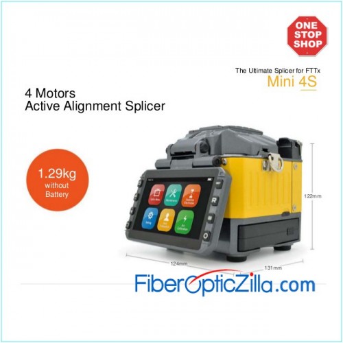 FIBERFOX mini4S mini6s Fiber Optic Fusion Splicer