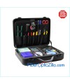 The KOMSHINE KFS-35 series tool kits is ideal for optical fiber fusion splicing, FTTH Terminaion, Mantainance... It includes all the most frequently need tools and supplies required for cable sheath removal