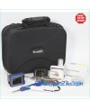 Komshine FTTH ToolKit Case Fiber Optic Inspection Probe KIP-500V and One-click KOC-250/125 and Cassette Cleaner